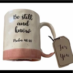 🆕FAITH MUG “BE STILL & KNOW” Psalms46:10